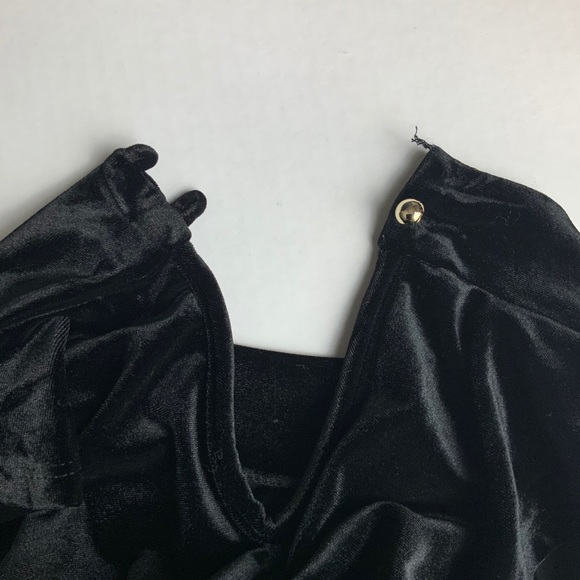 One Clothing Velvet Halter Dress - Picture 7 of 9